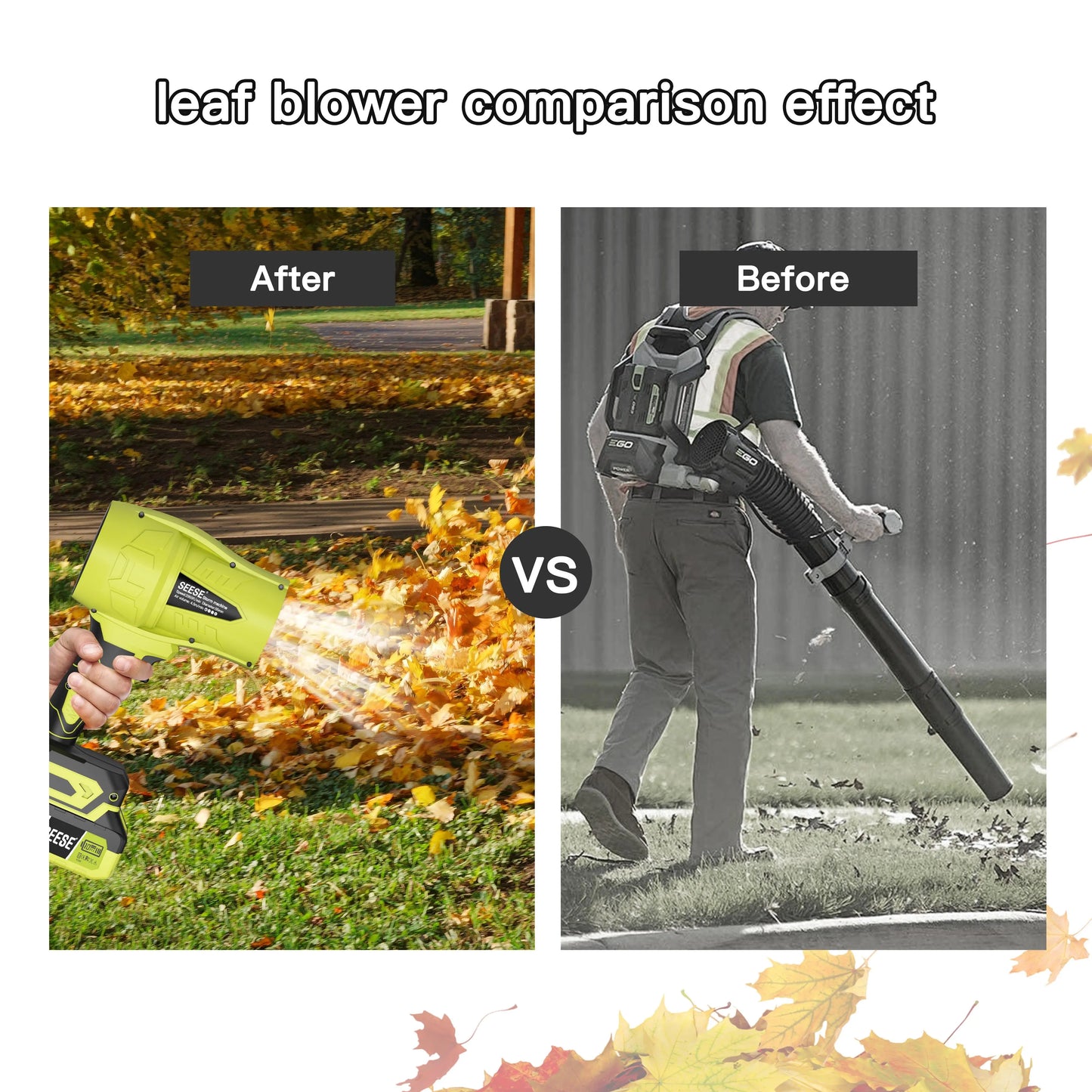 Cordless Leaf Blower with Brushless Motor & Battery