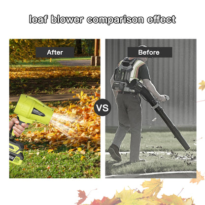 Cordless Leaf Blower with Brushless Motor & Battery