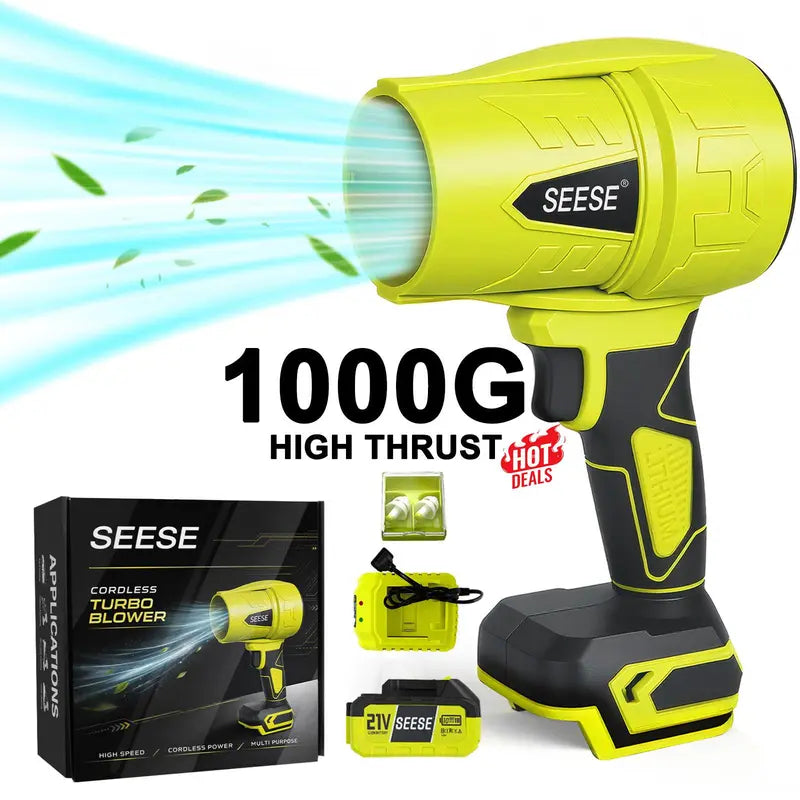 Cordless Leaf Blower with Brushless Motor & Battery