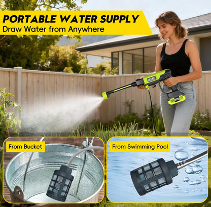 Cordless Pressure Washer for Car Washing Garden & Home